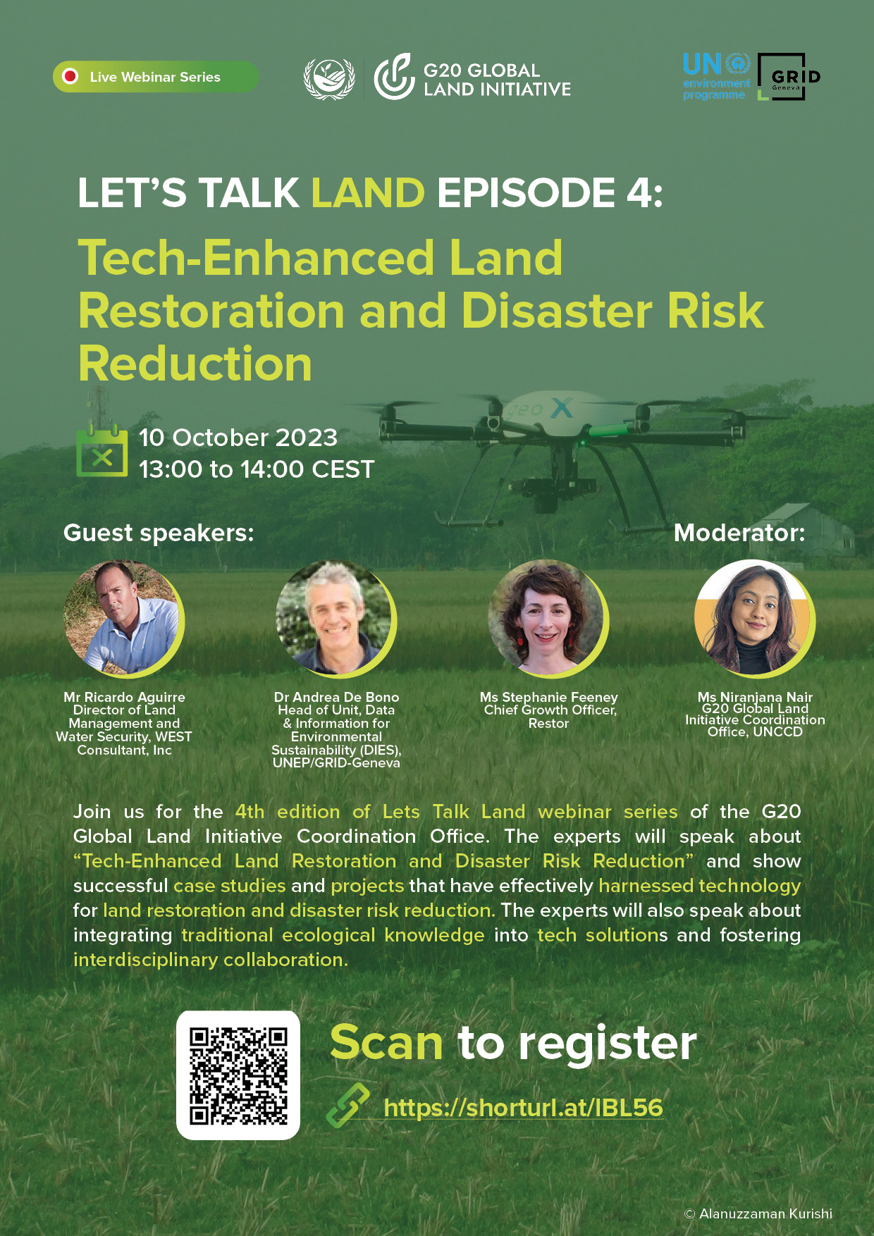 Let’s Talk Land Episode 4: Tech-Enhanced Land Restoration and Disaster Risk Reduction