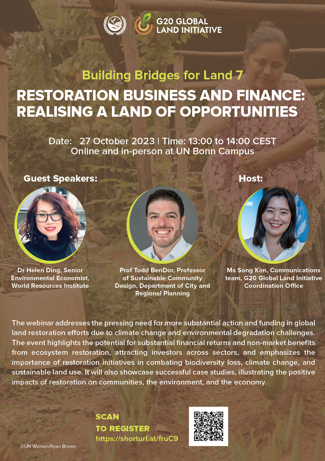 Restoration Business and Finance: Realising a Land of Opportunities