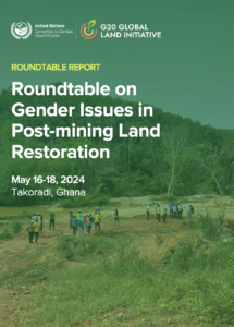 Roundtable on Gender Issues in Post-mining Land Restoration report cover