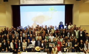 Group of participants at the International Symposium fon Miyawaki Forests