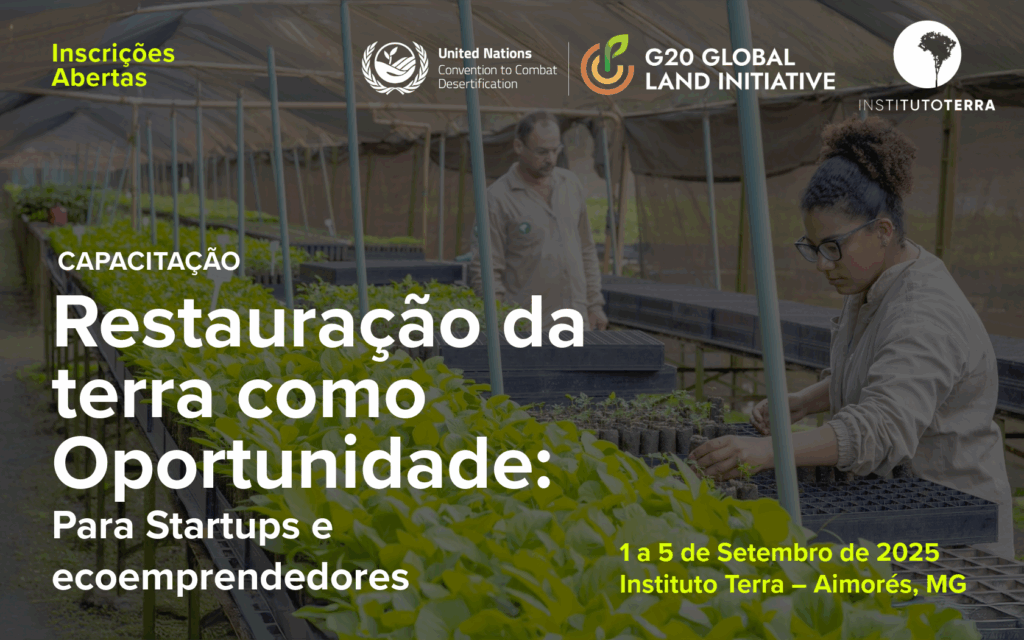 Capacitação presencial para negócios da restauração da terra no Brasil