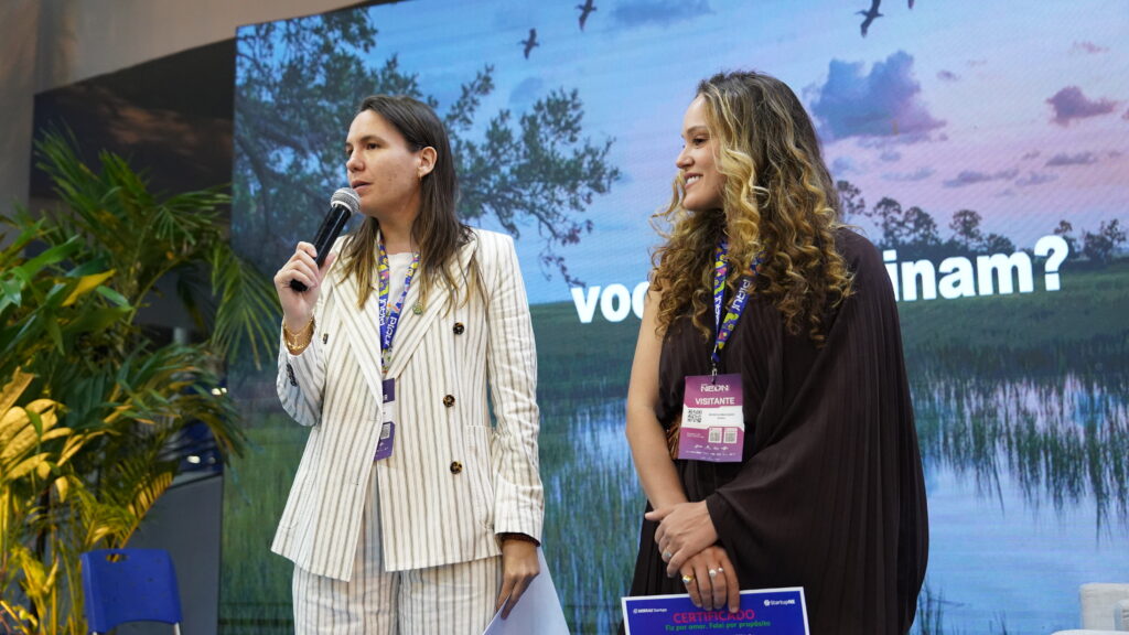 Paula Padrino and Jessica Dalmoso