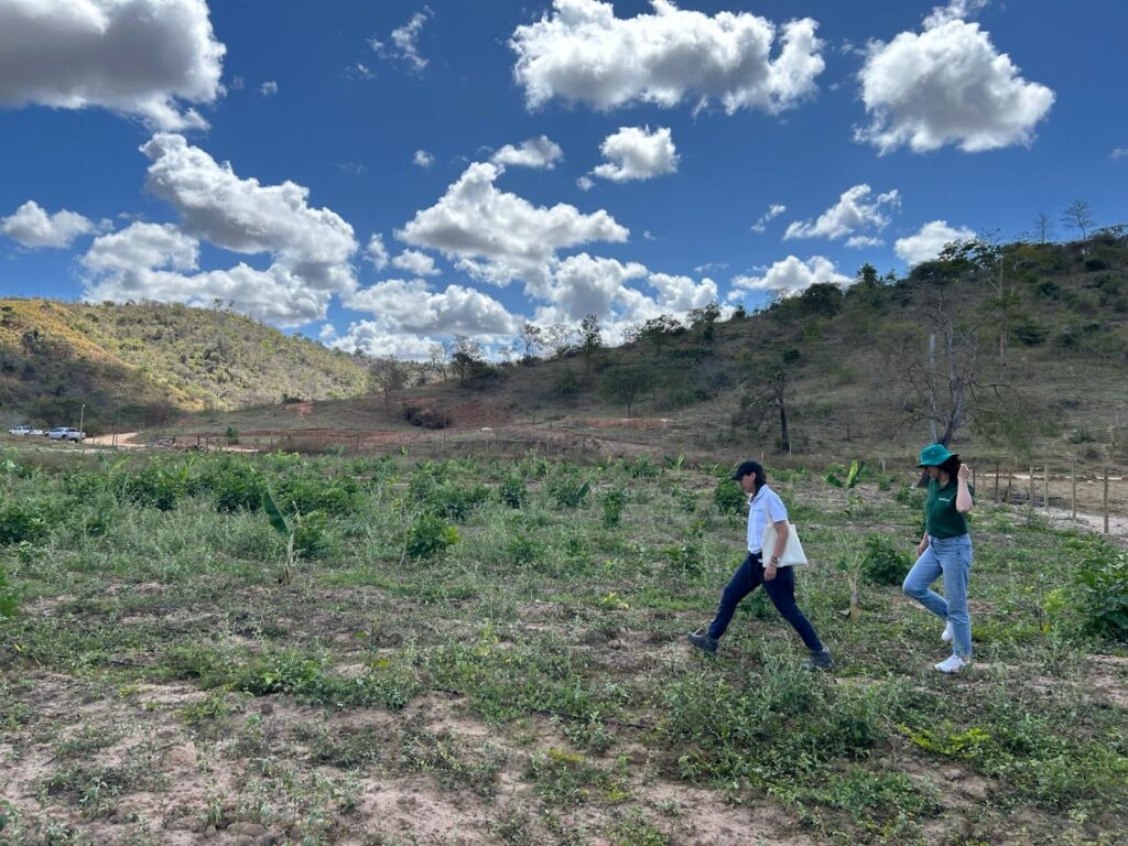 Two women hiking