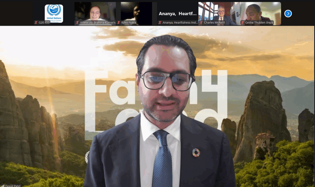 Gopal Patel at webinar