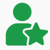 Silhouette with star